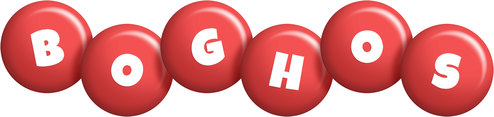 Boghos candy-red logo