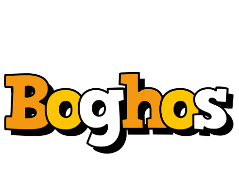 Boghos cartoon logo