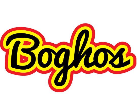 Boghos flaming logo