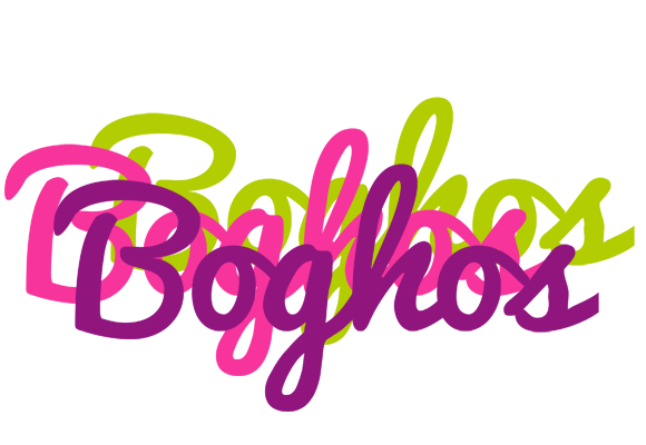 Boghos flowers logo