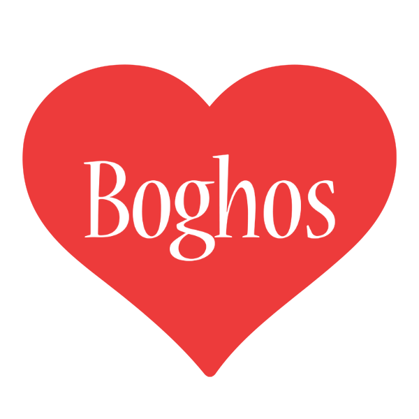 Boghos love logo