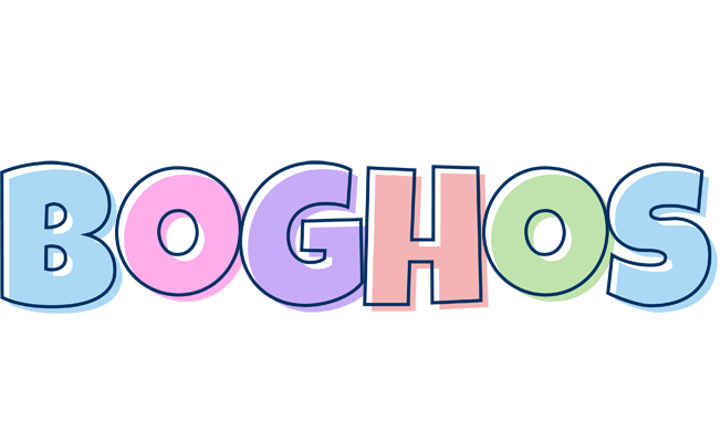 Boghos pastel logo