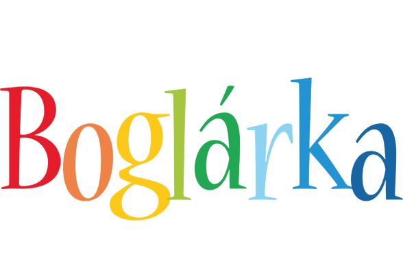 Boglárka birthday logo