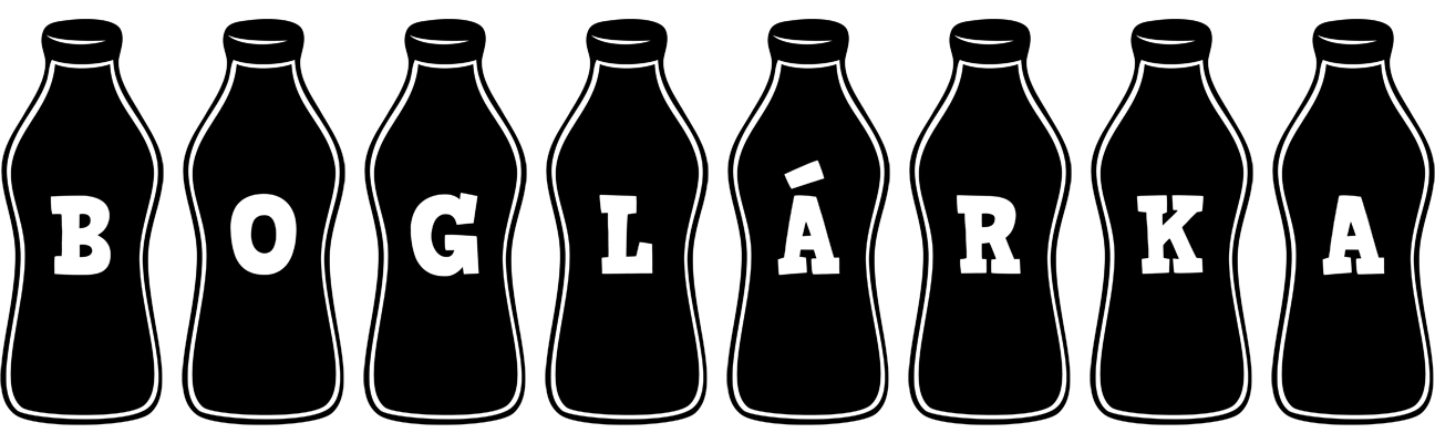 Boglárka bottle logo