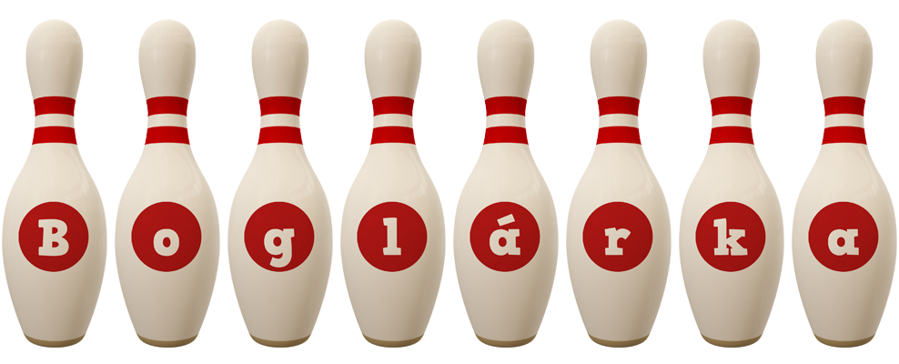 Boglárka bowling-pin logo