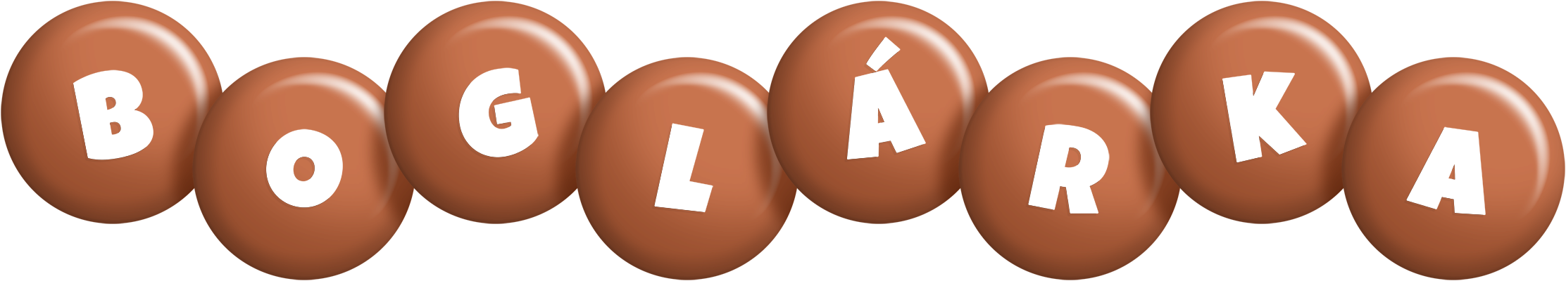 Boglárka candy-brown logo