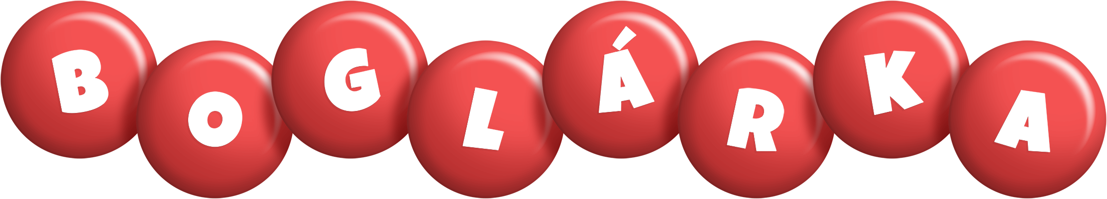 Boglárka candy-red logo