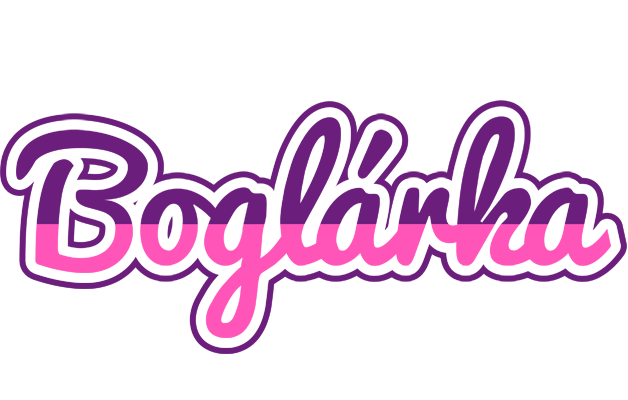 Boglárka cheerful logo