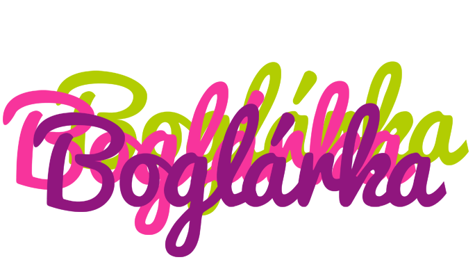 Boglárka flowers logo