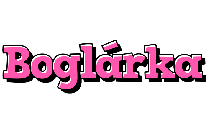 Boglárka girlish logo