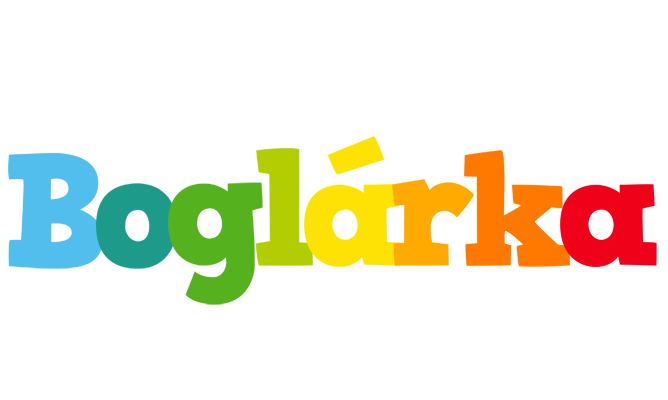 Boglárka rainbows logo