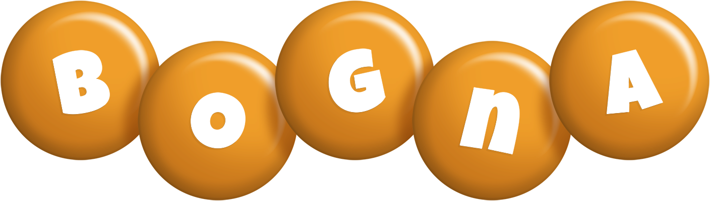 Bogna candy-orange logo