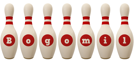 Bogomil bowling-pin logo