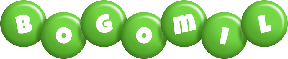 Bogomil candy-green logo