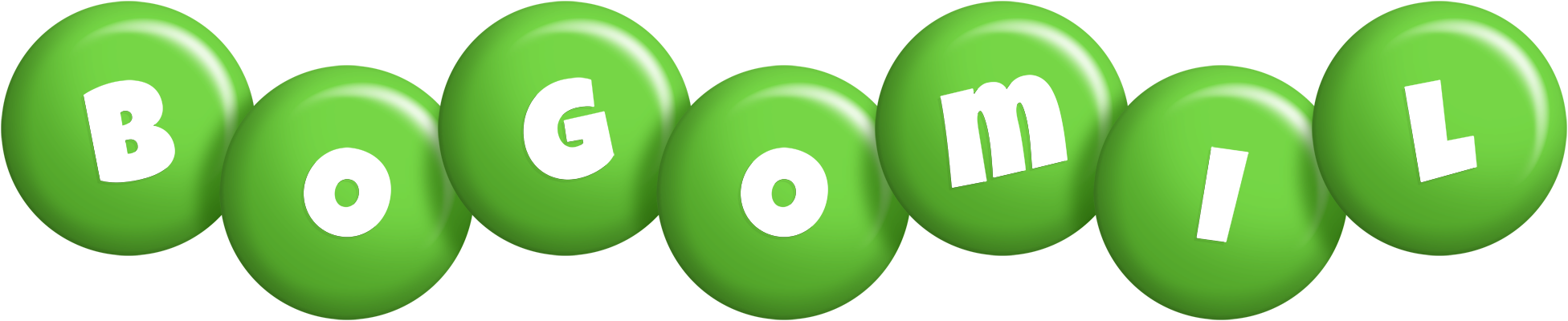 Bogomil candy-green logo