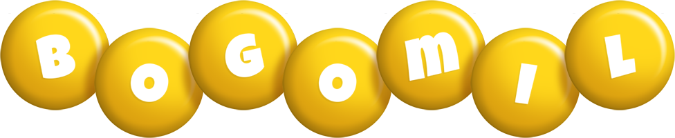 Bogomil candy-yellow logo