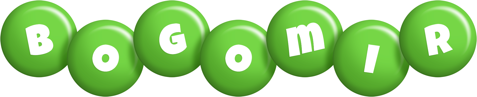 Bogomir candy-green logo