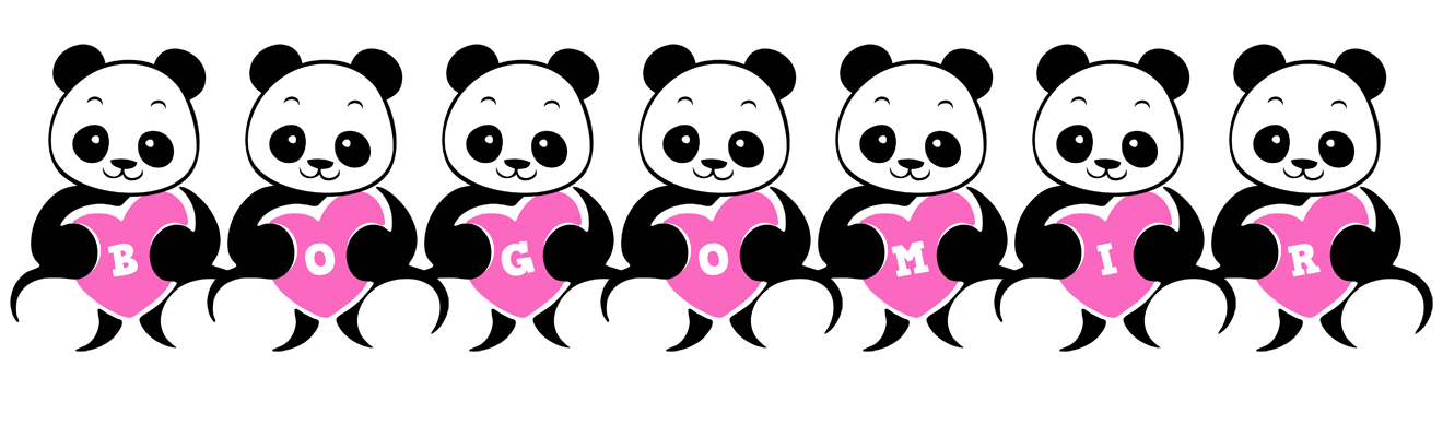 Bogomir love-panda logo