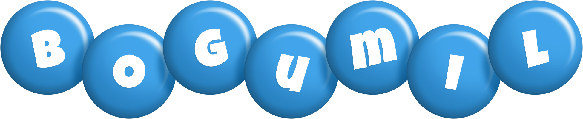 Bogumil candy-blue logo