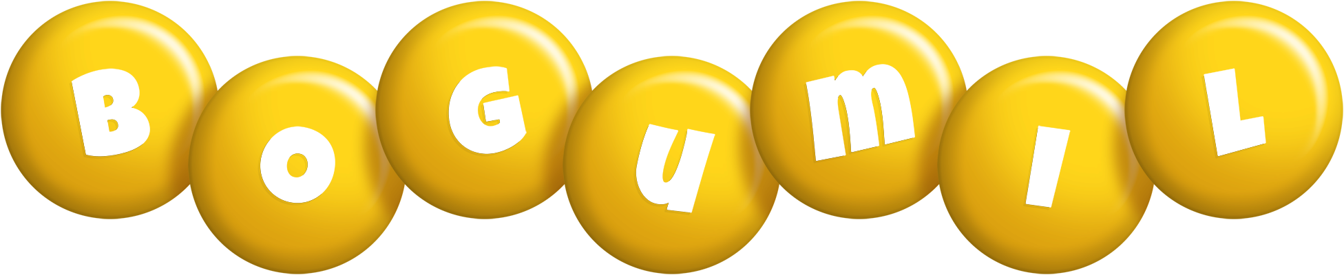 Bogumil candy-yellow logo