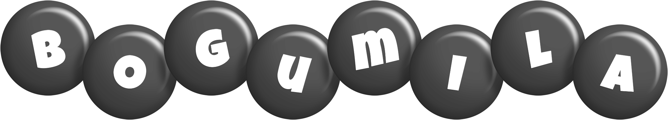 Bogumila candy-black logo