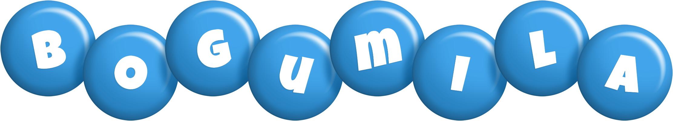 Bogumila candy-blue logo