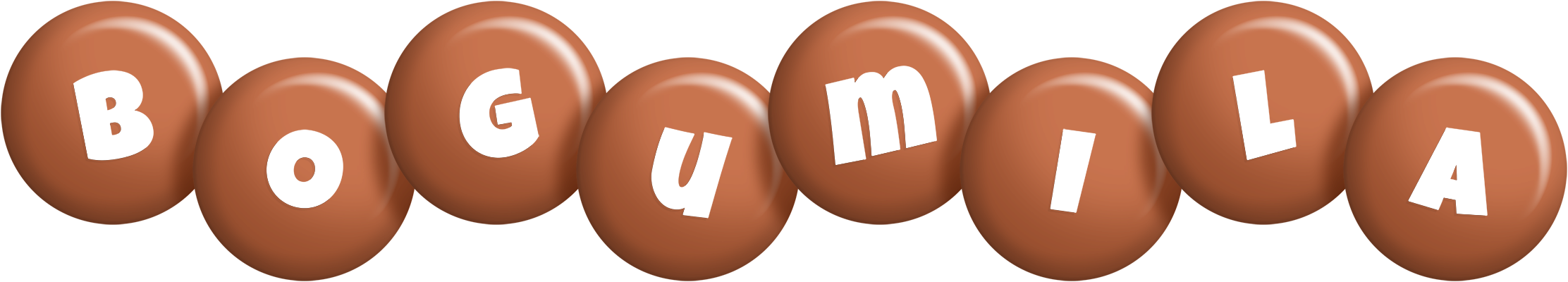 Bogumila candy-brown logo