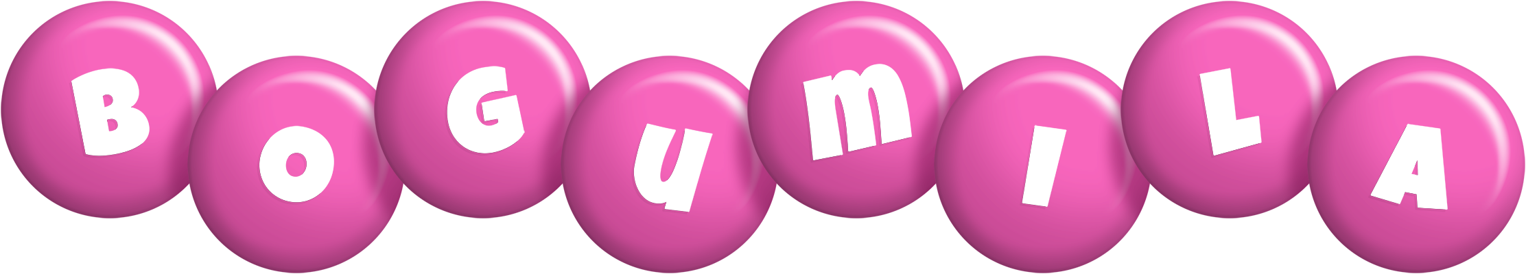 Bogumila candy-pink logo