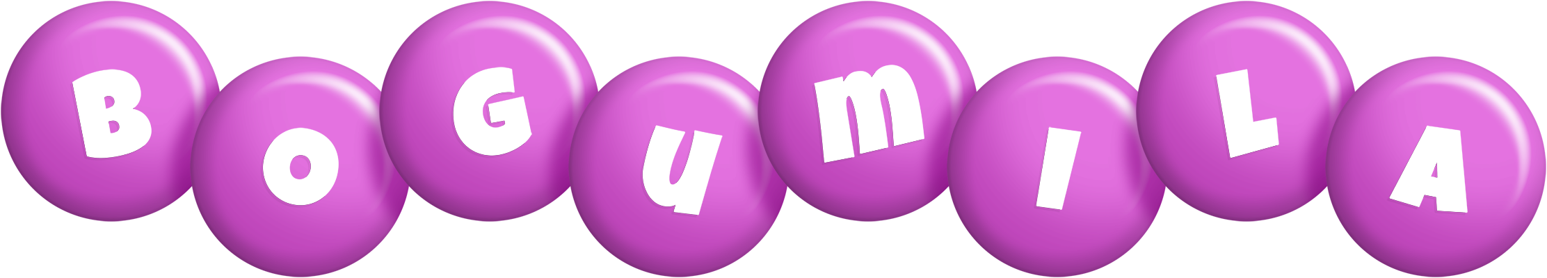 Bogumila candy-purple logo