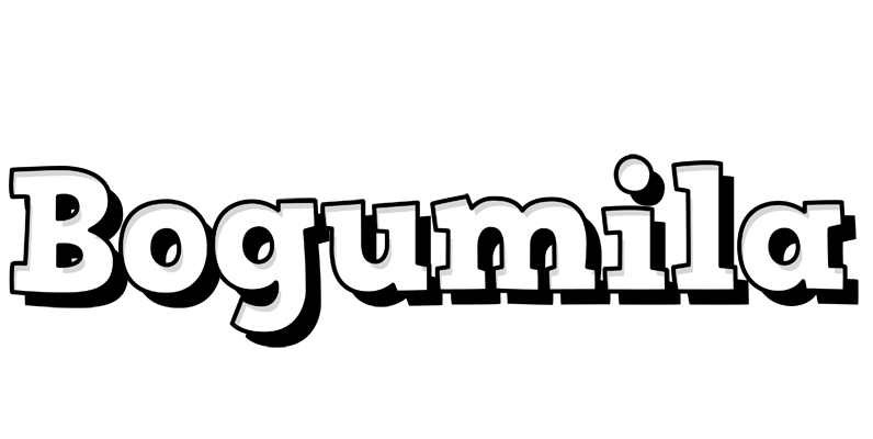 Bogumila snowing logo