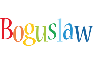 Boguslaw birthday logo