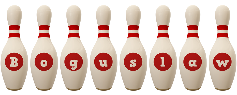 Boguslaw bowling-pin logo
