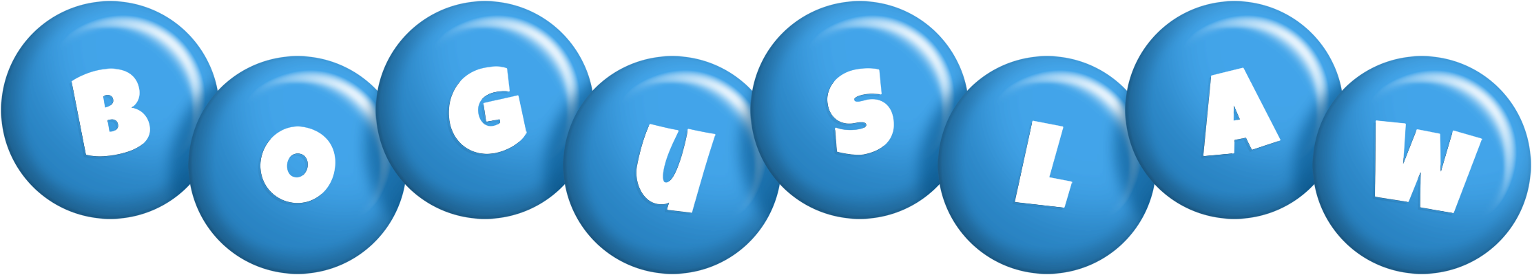 Boguslaw candy-blue logo