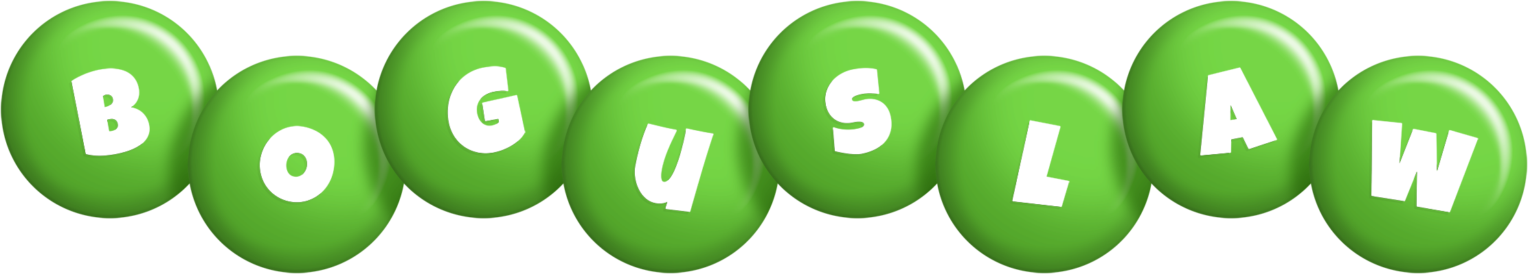 Boguslaw candy-green logo