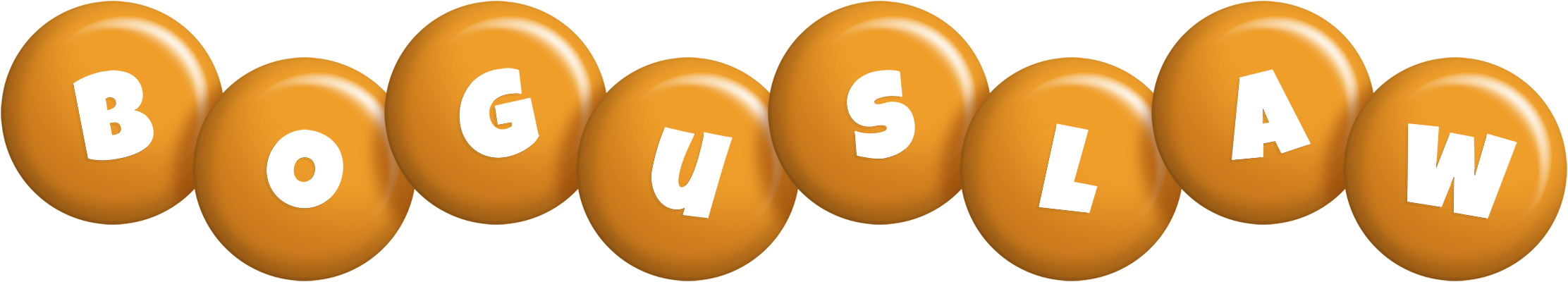 Boguslaw candy-orange logo