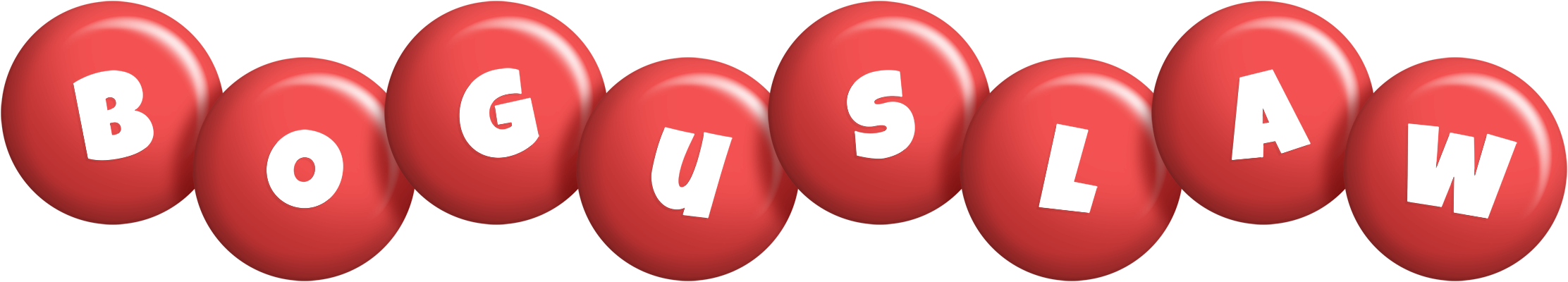 Boguslaw candy-red logo