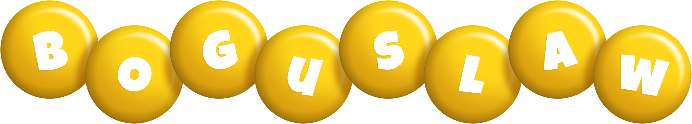 Boguslaw candy-yellow logo