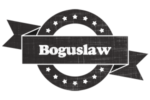 Boguslaw grunge logo