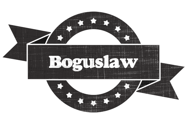 Boguslaw grunge logo