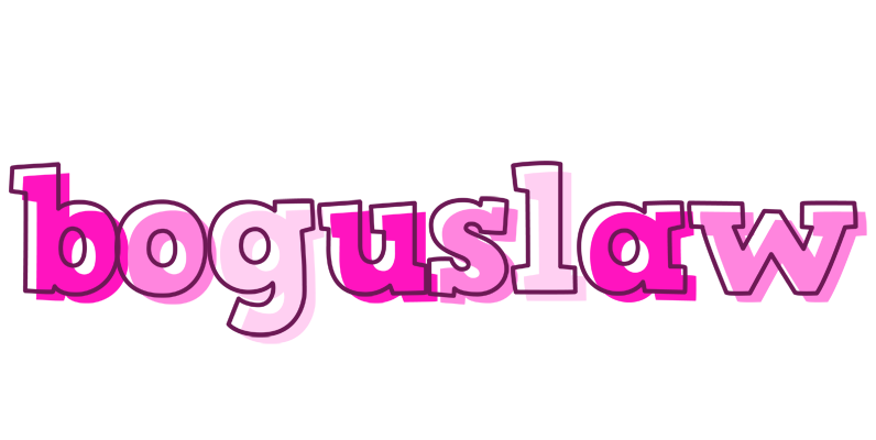 Boguslaw hello logo