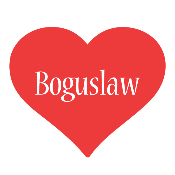 Boguslaw love logo