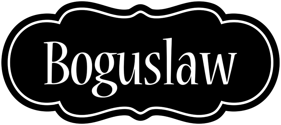 Boguslaw welcome logo