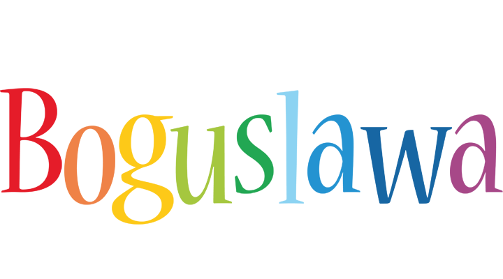 Boguslawa birthday logo