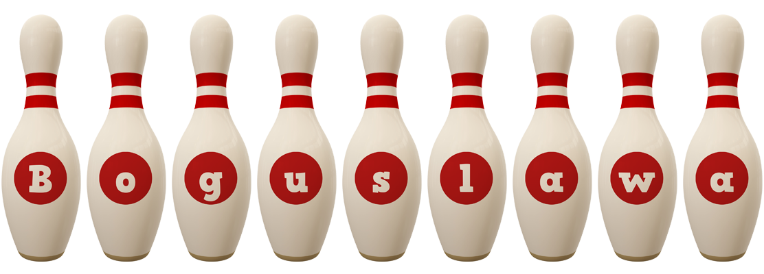 Boguslawa bowling-pin logo