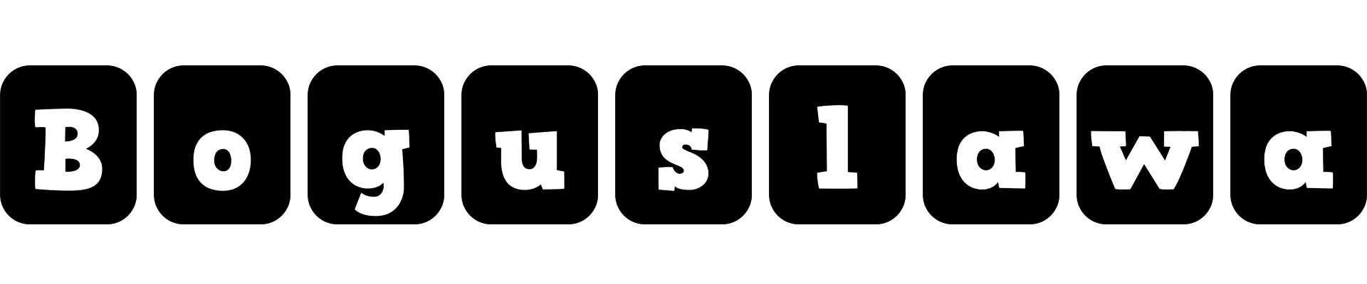 Boguslawa box logo