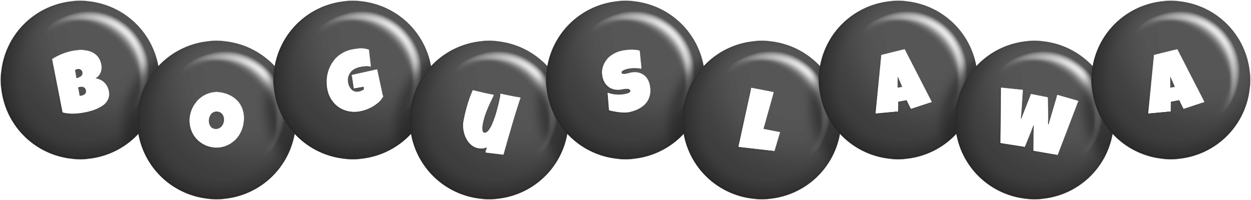 Boguslawa candy-black logo