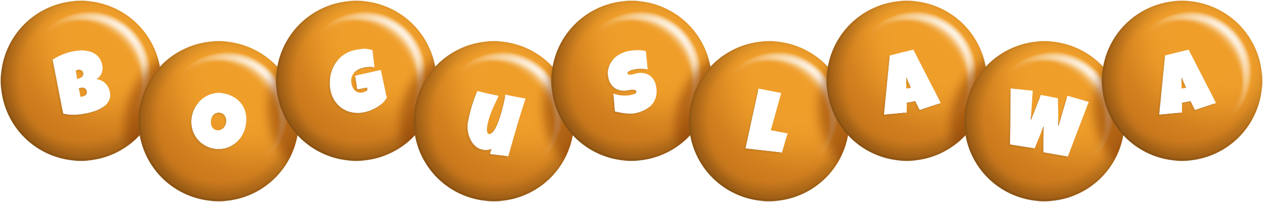 Boguslawa candy-orange logo