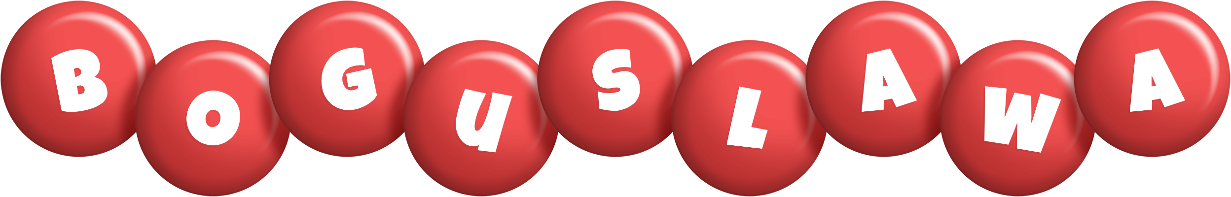 Boguslawa candy-red logo