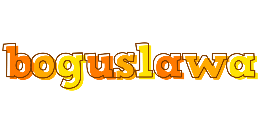 Boguslawa desert logo