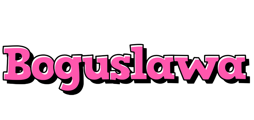 Boguslawa girlish logo